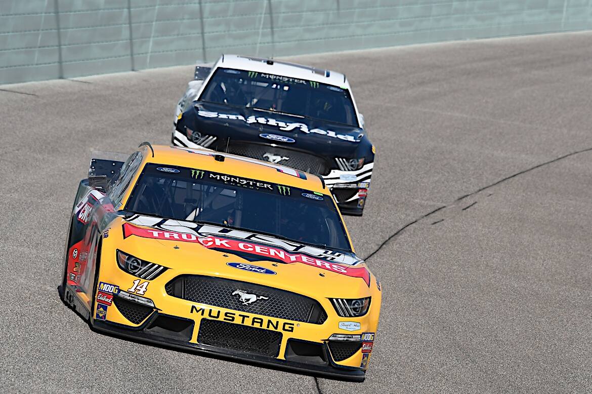 SHR’s Clint Bowyer was sixth and Roush Fenway’s Ryan Newman was seventh. SHR’s Clint Bowyer was sixth and Roush Fenway’s Ryan Newman was seventh.
